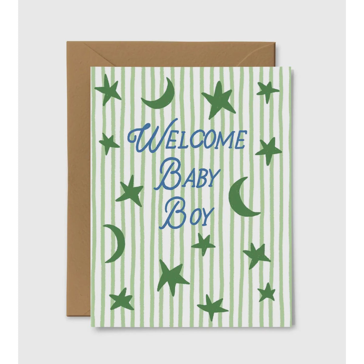 welcome baby boy card