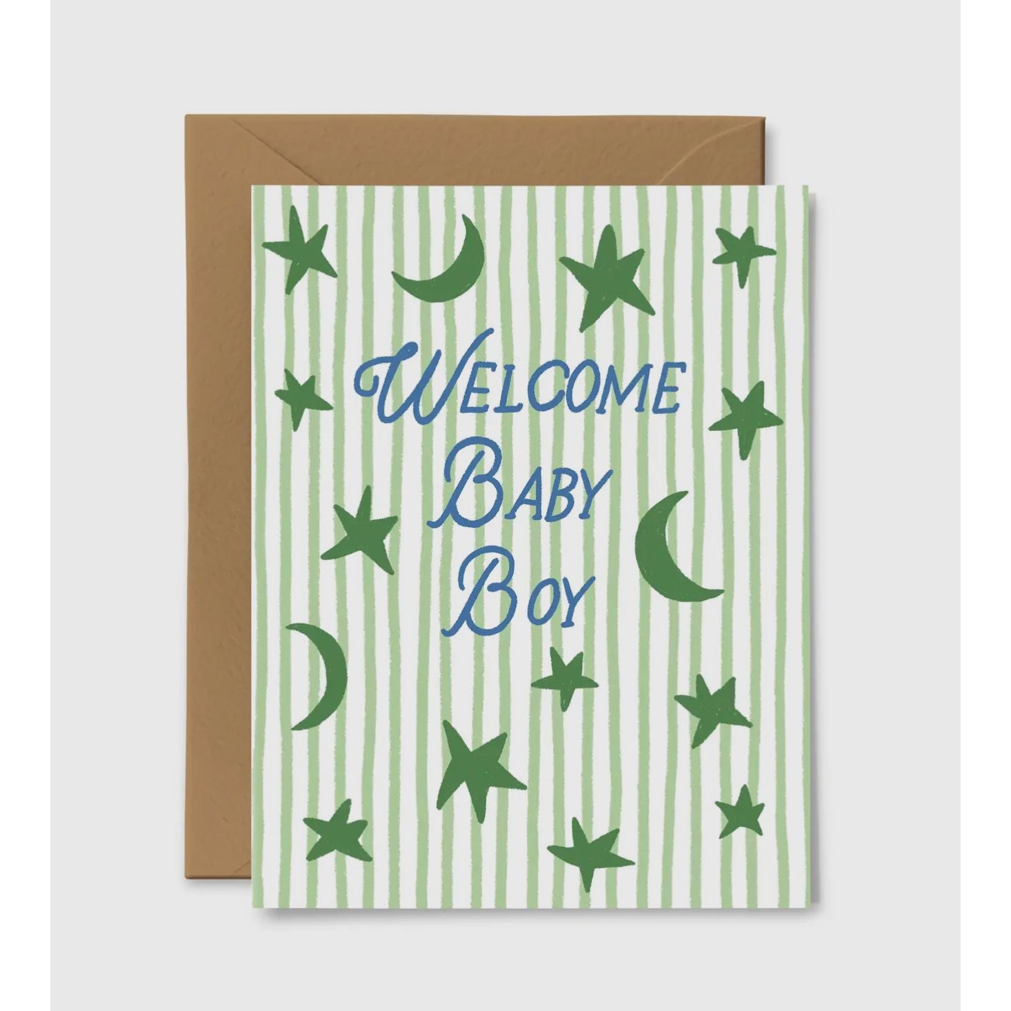 welcome baby boy card