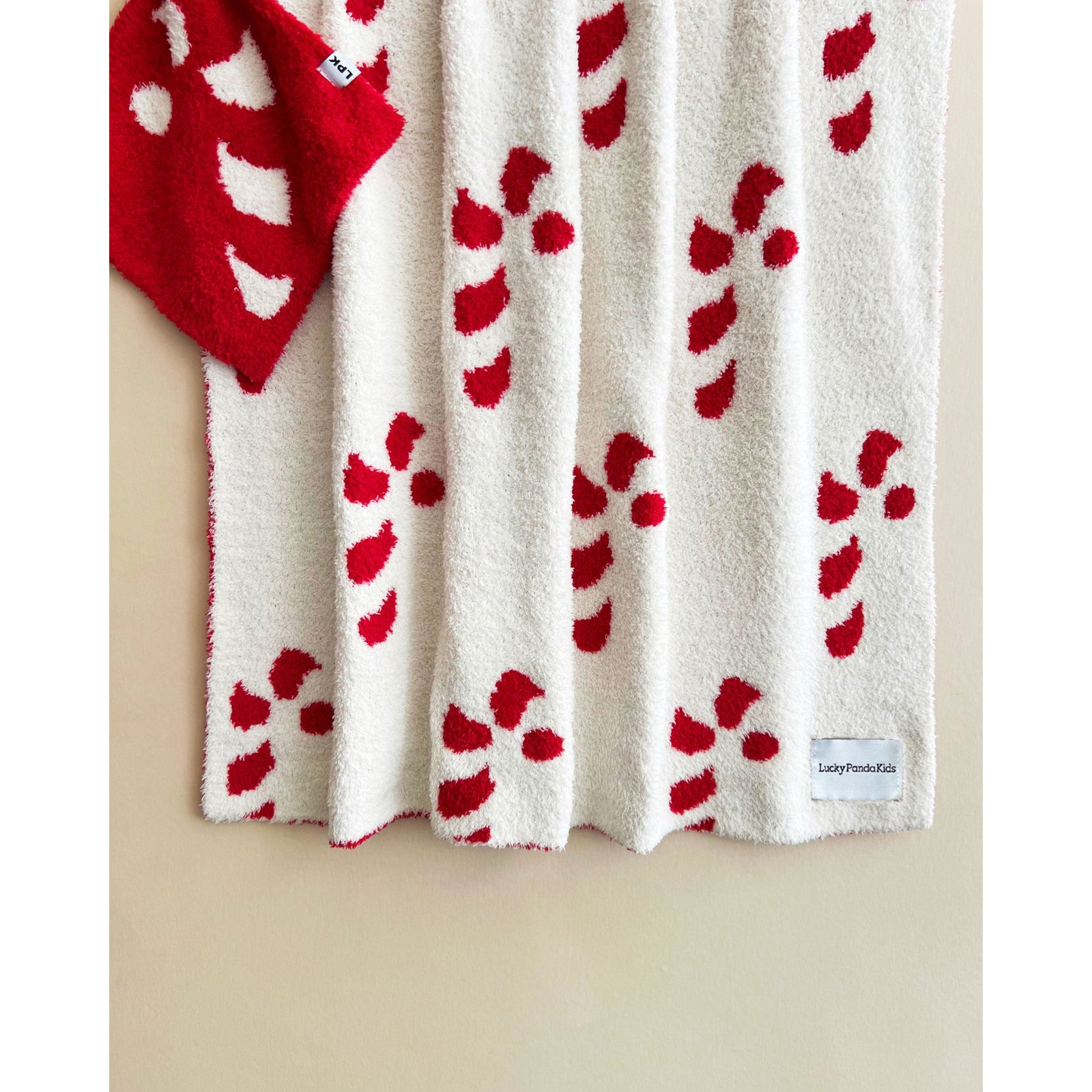 Fuzzy Blanket | Candy Cane