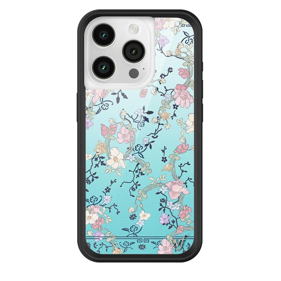 Gallery Girlie Blue iPhone Case
