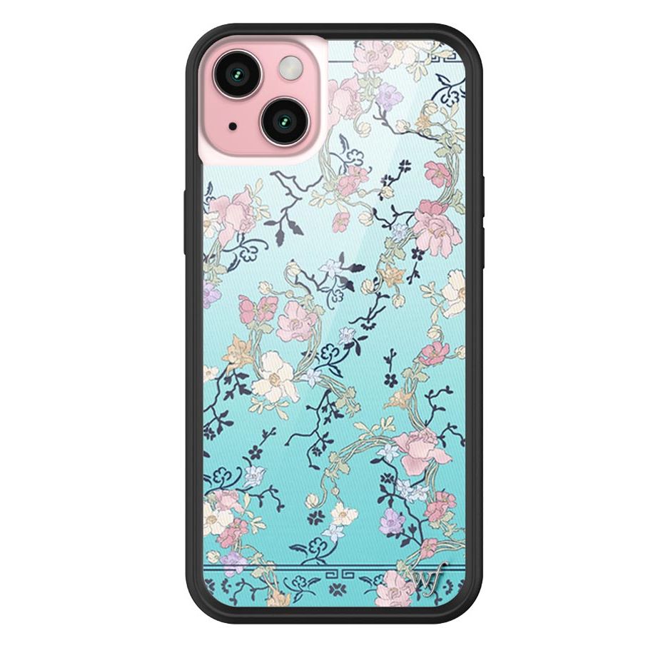 Gallery Girlie Blue iPhone Case