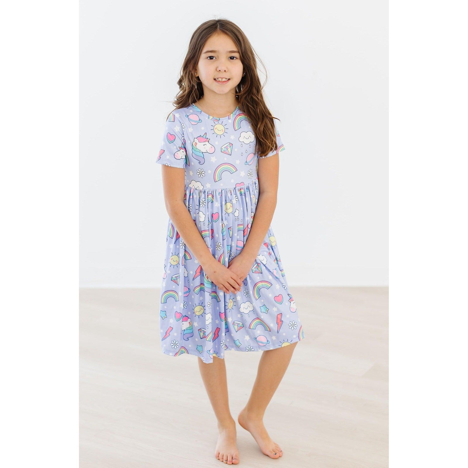 Galactic Unicorns S/S Pocket Twirl Dress