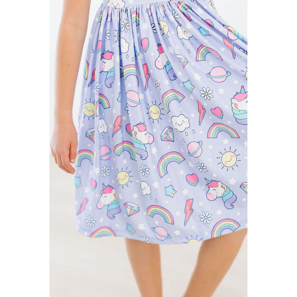 Galactic Unicorns S/S Pocket Twirl Dress