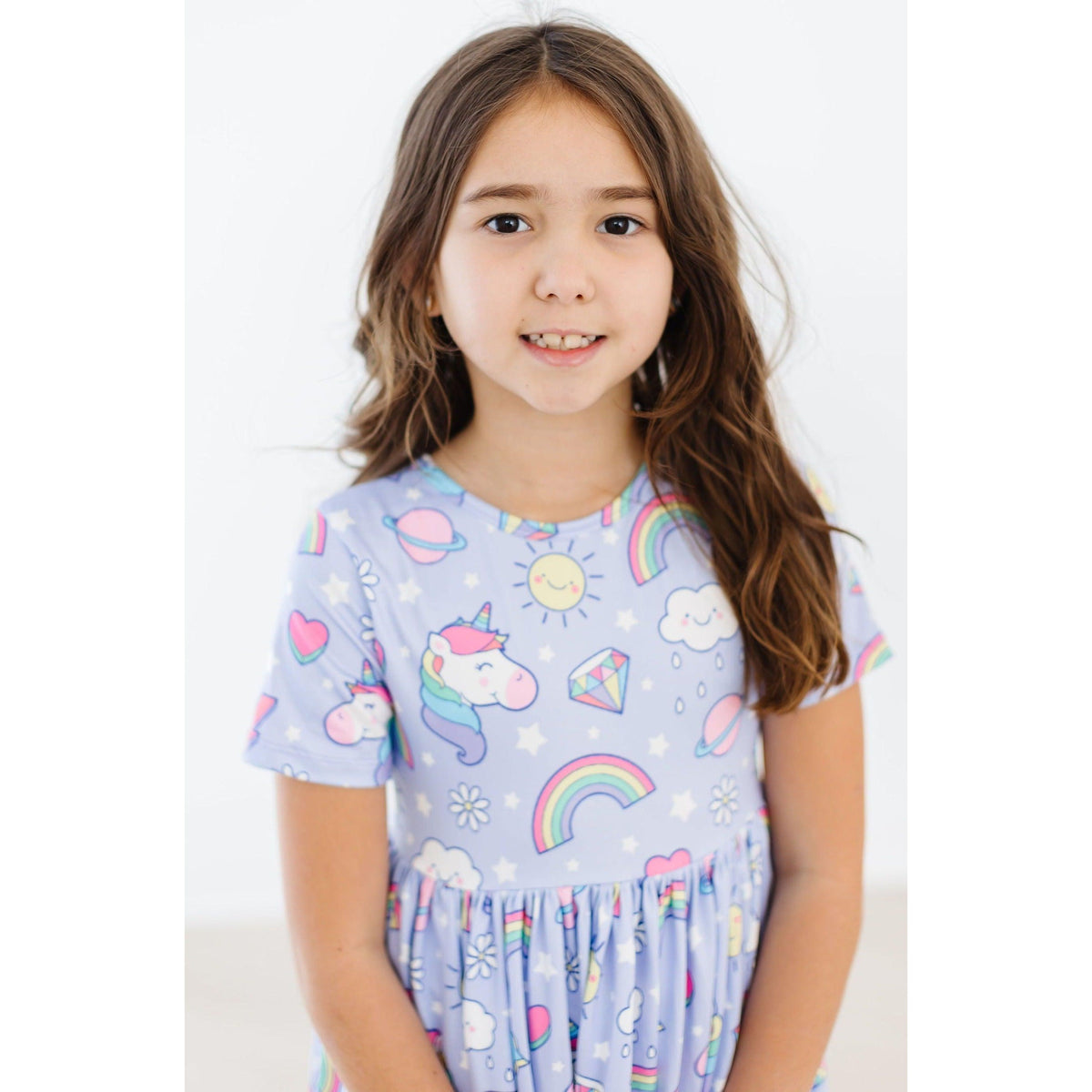Galactic Unicorns S/S Pocket Twirl Dress