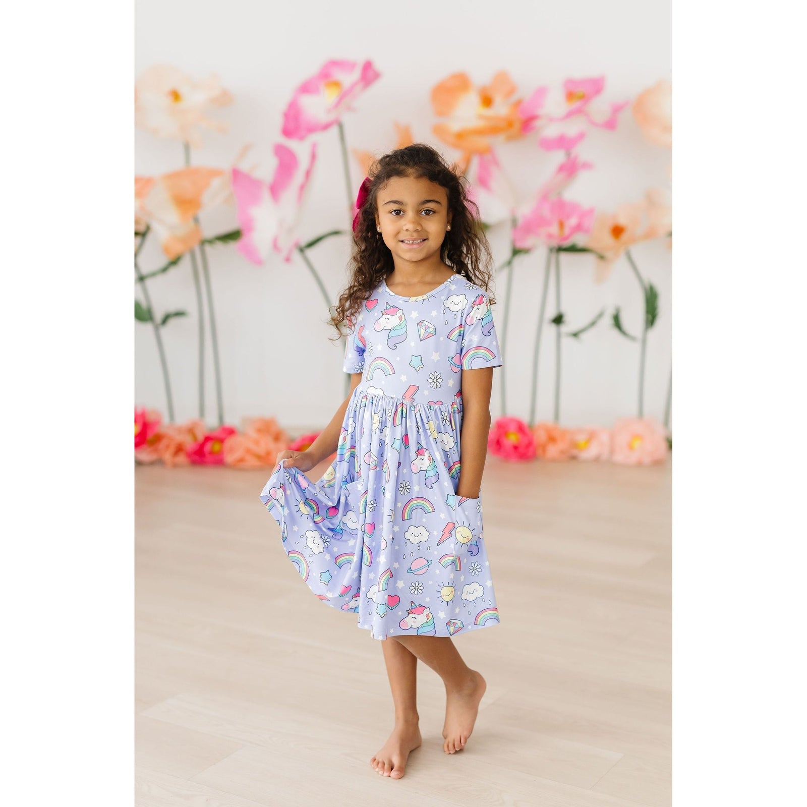 Galactic Unicorns S/S Pocket Twirl Dress