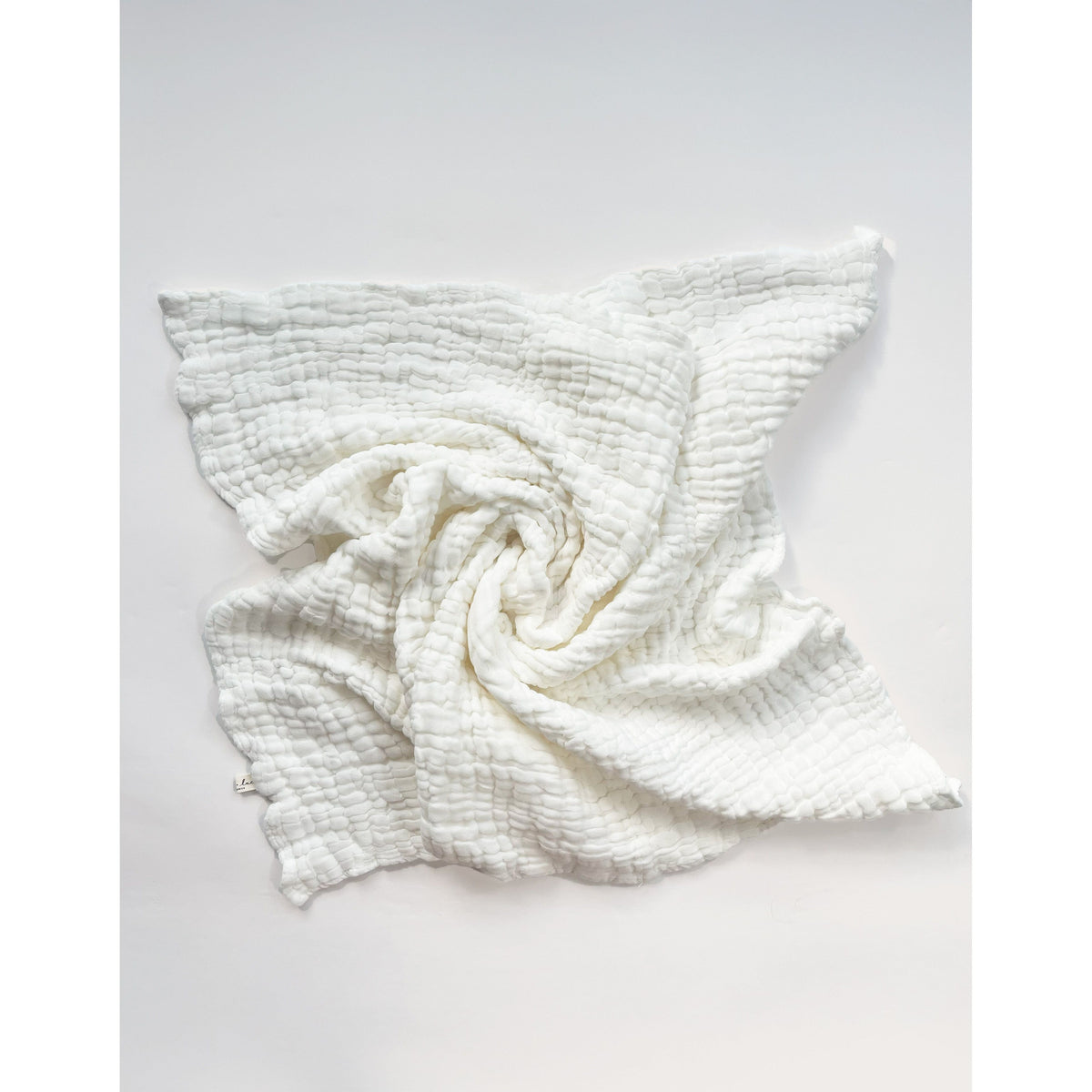 Luna + Luca Cotton Gauze Baby Blanket - White