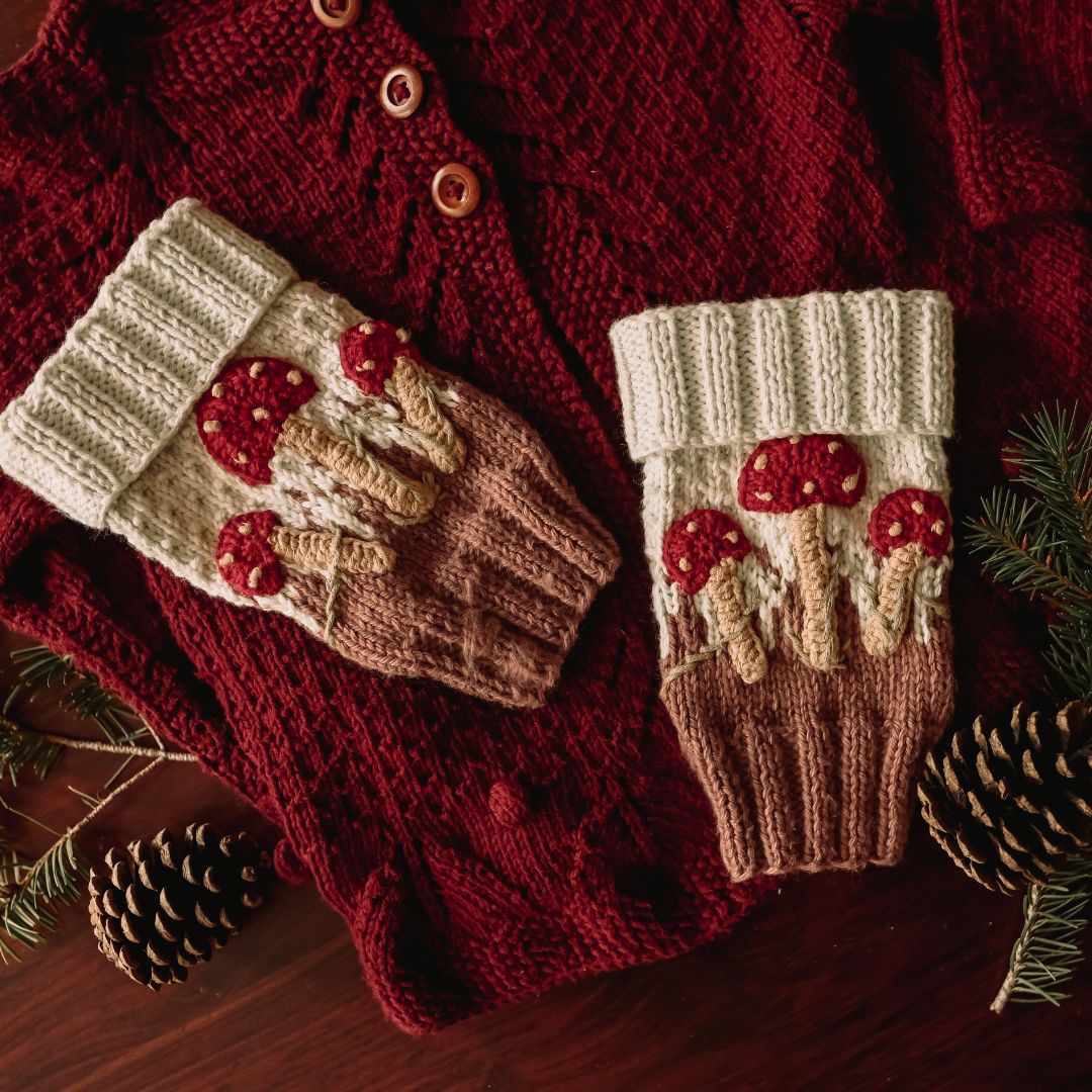 Mushroom Leg Warmers - In Stock