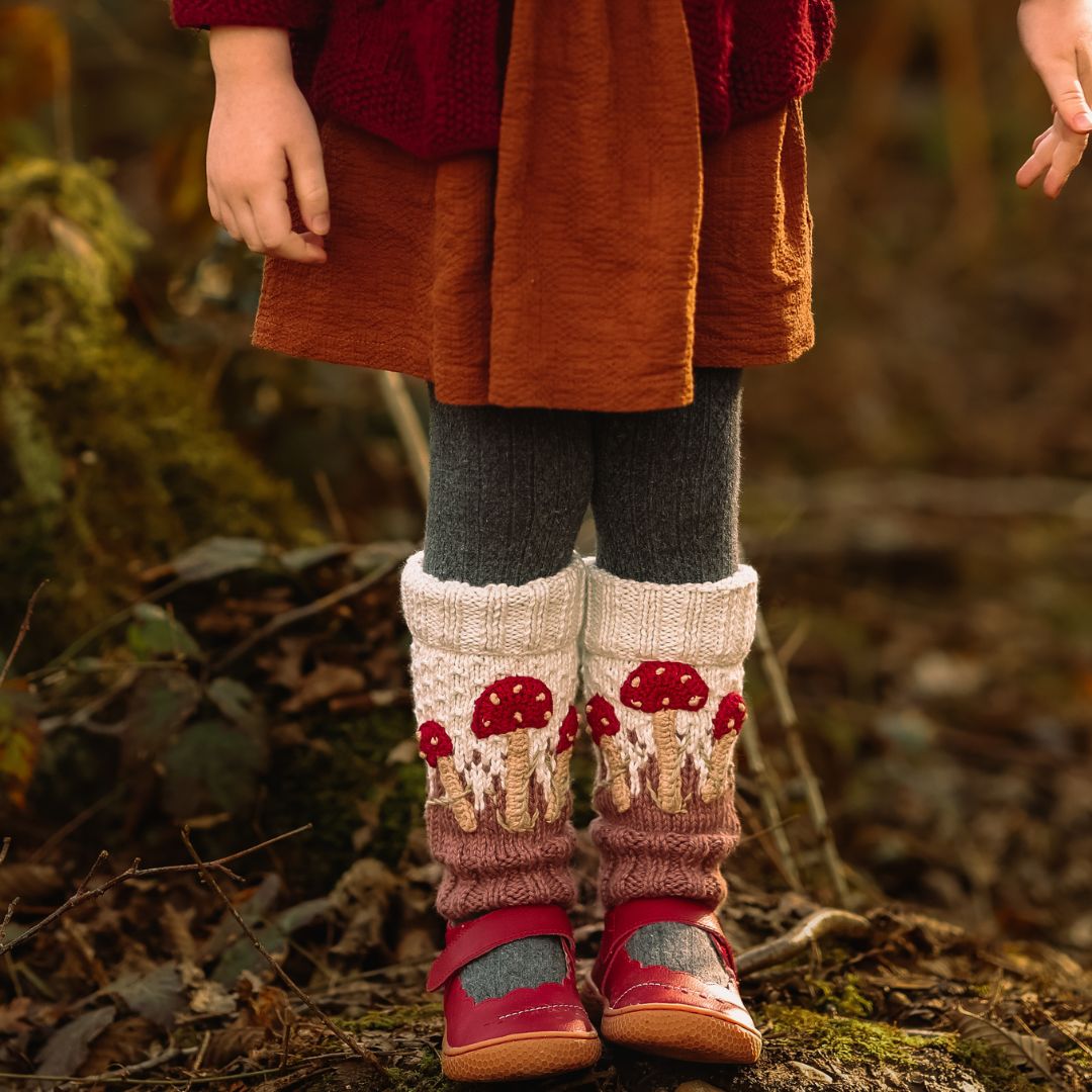 Mushroom Leg Warmers - In Stock