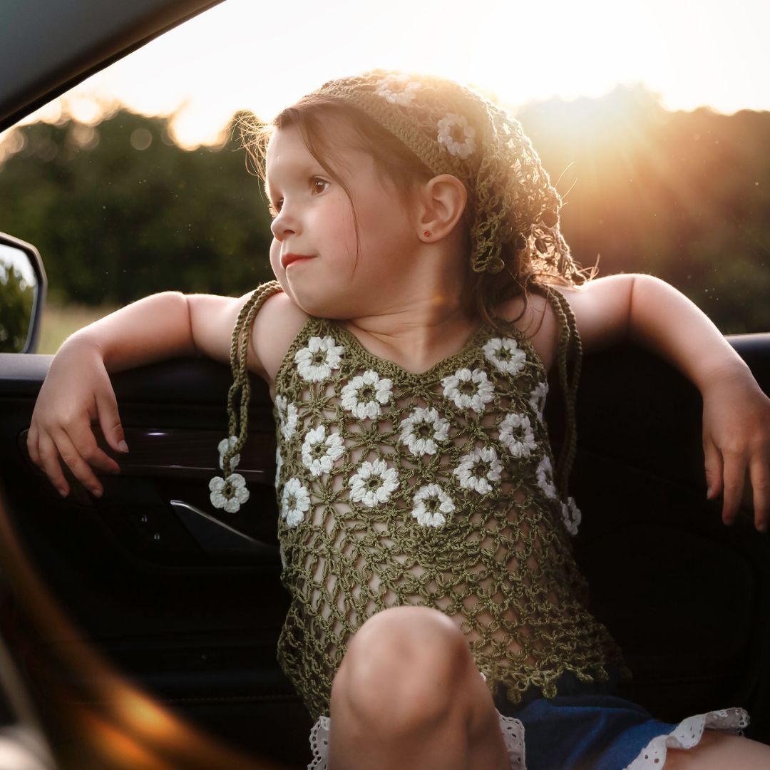 Daisy Crochet Top - In Stock