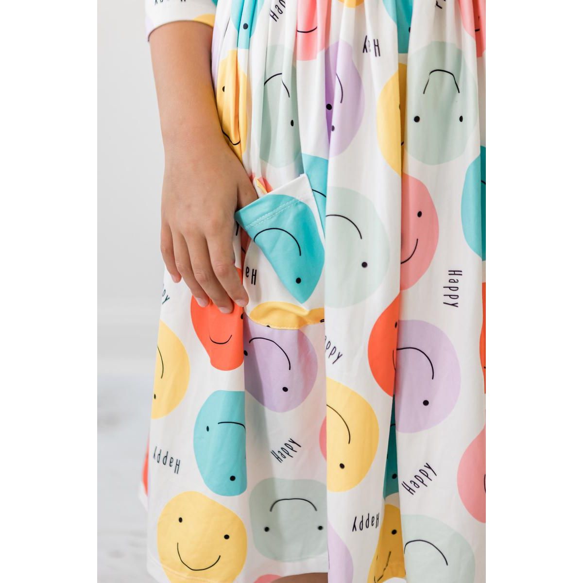 Happy Days 3/4 Pocket Twirl Dress