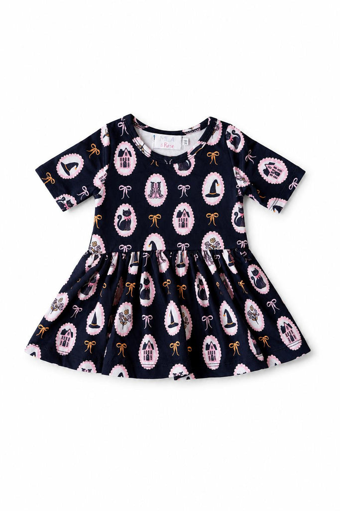 Hocus Pocus 3/4 Sleeve Twirl Bodysuit