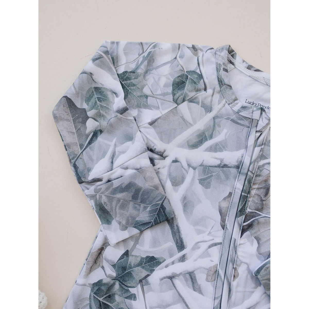 Bamboo Zip Romper | Camo