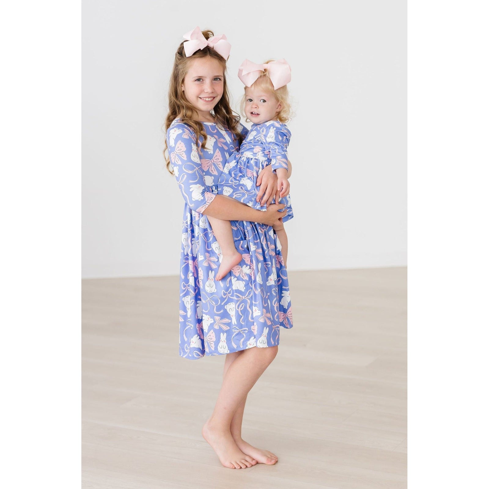 Hop, Skip & Twirl 3/4 Sleeve Twirl Bodysuit