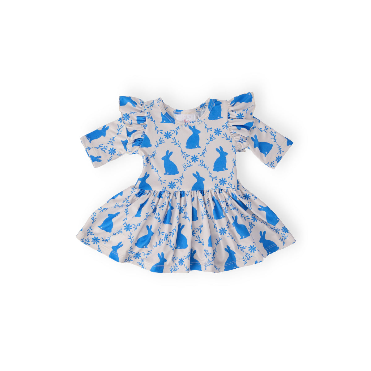 Hop 'til You Drop 3/4 Sleeve Twirl Flutter Bodysuit