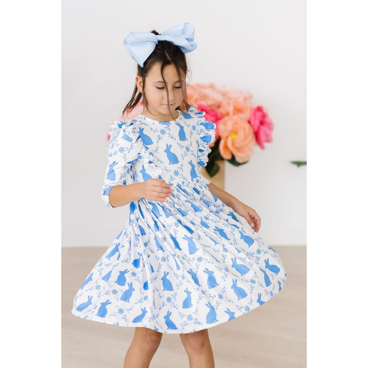 Hop 'til You Drop Ruffle Twirl Dress