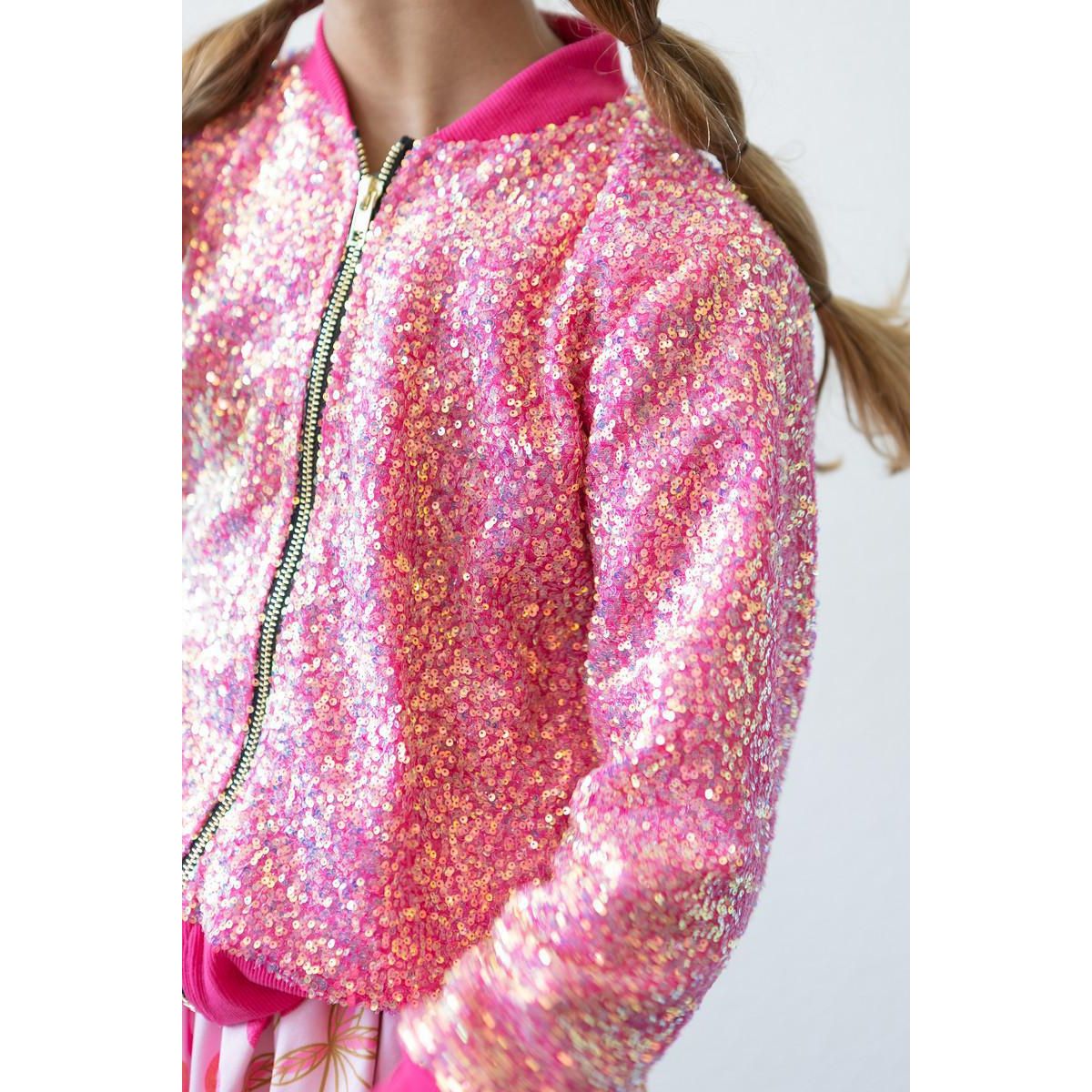 Hot Pink Sequin Jacket