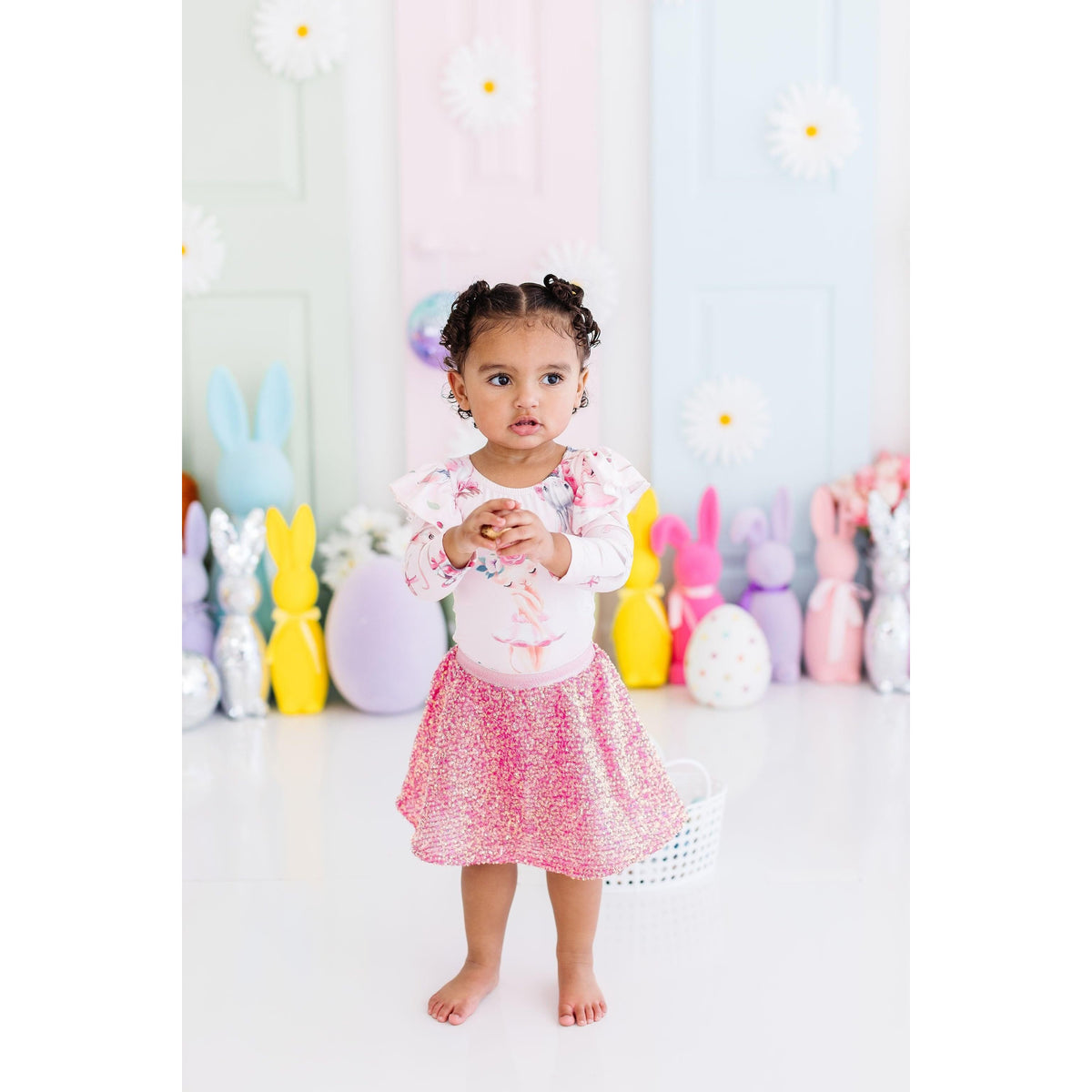Ballet Beauties L/S Flutter Sleeve Leotard