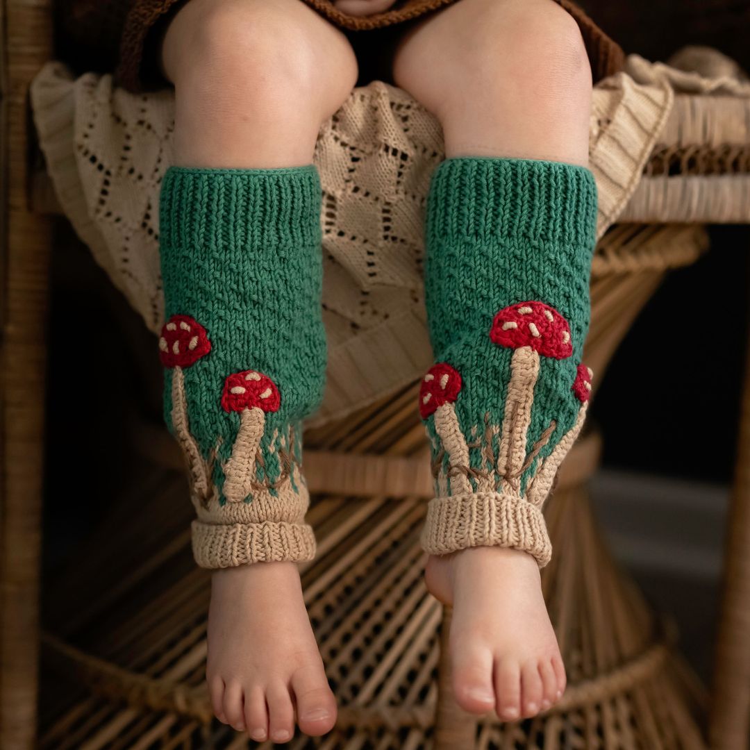 Mushroom Leg Warmers - In Stock