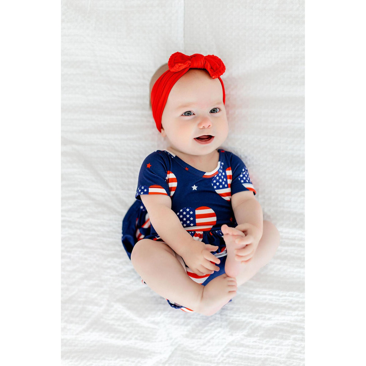 I Heart the USA S/S Twirl Bodysuit