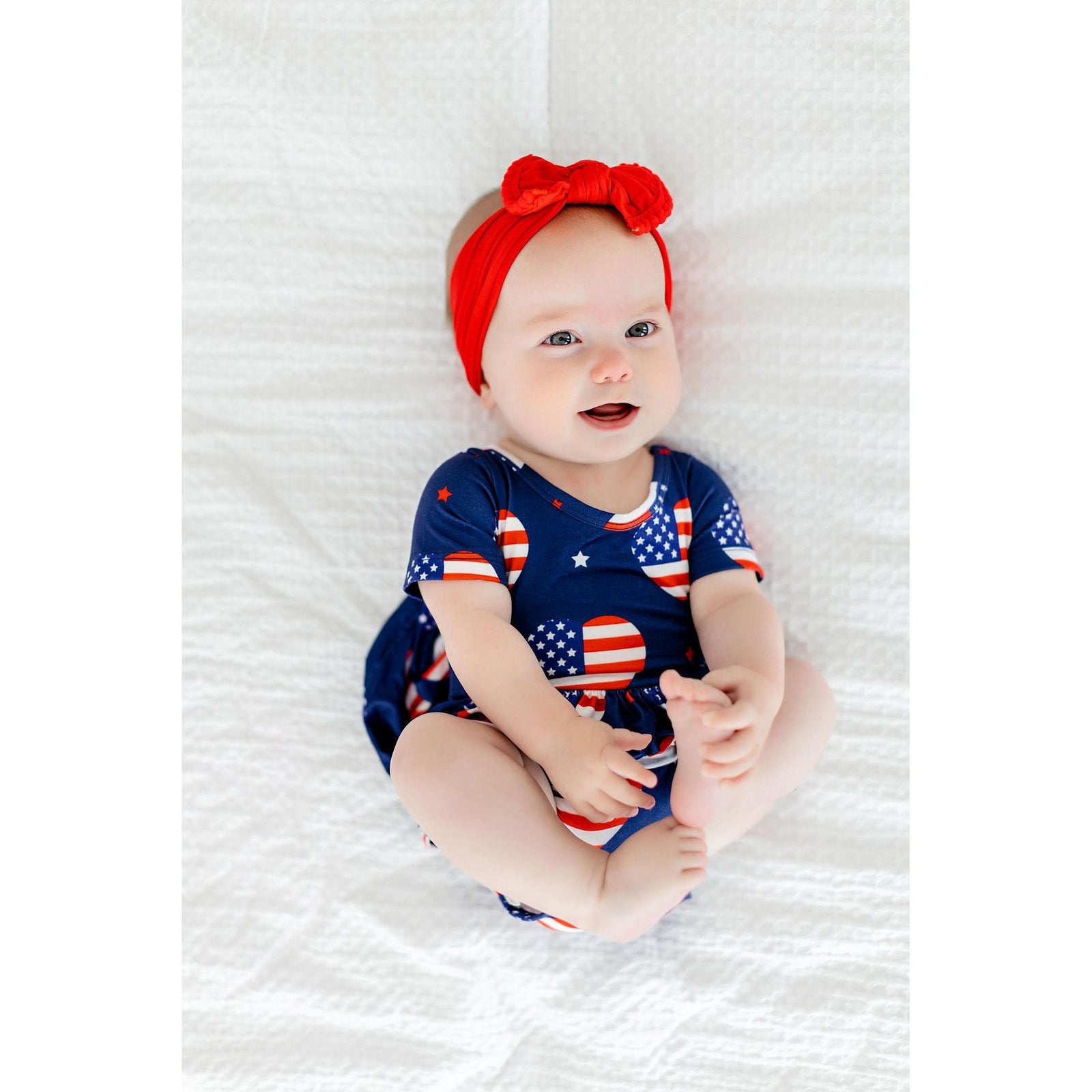 I Heart the USA S/S Twirl Bodysuit