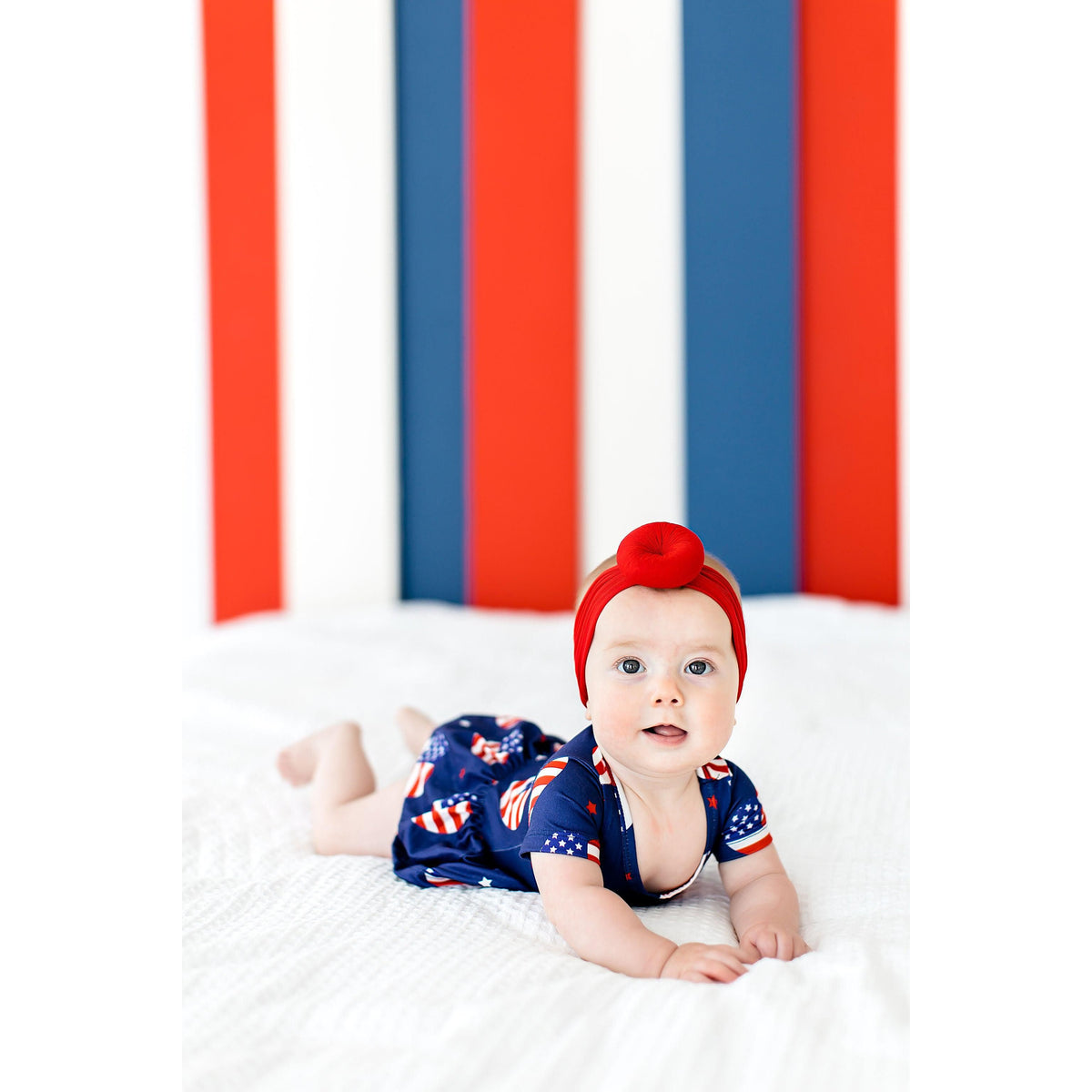 I Heart the USA S/S Twirl Bodysuit