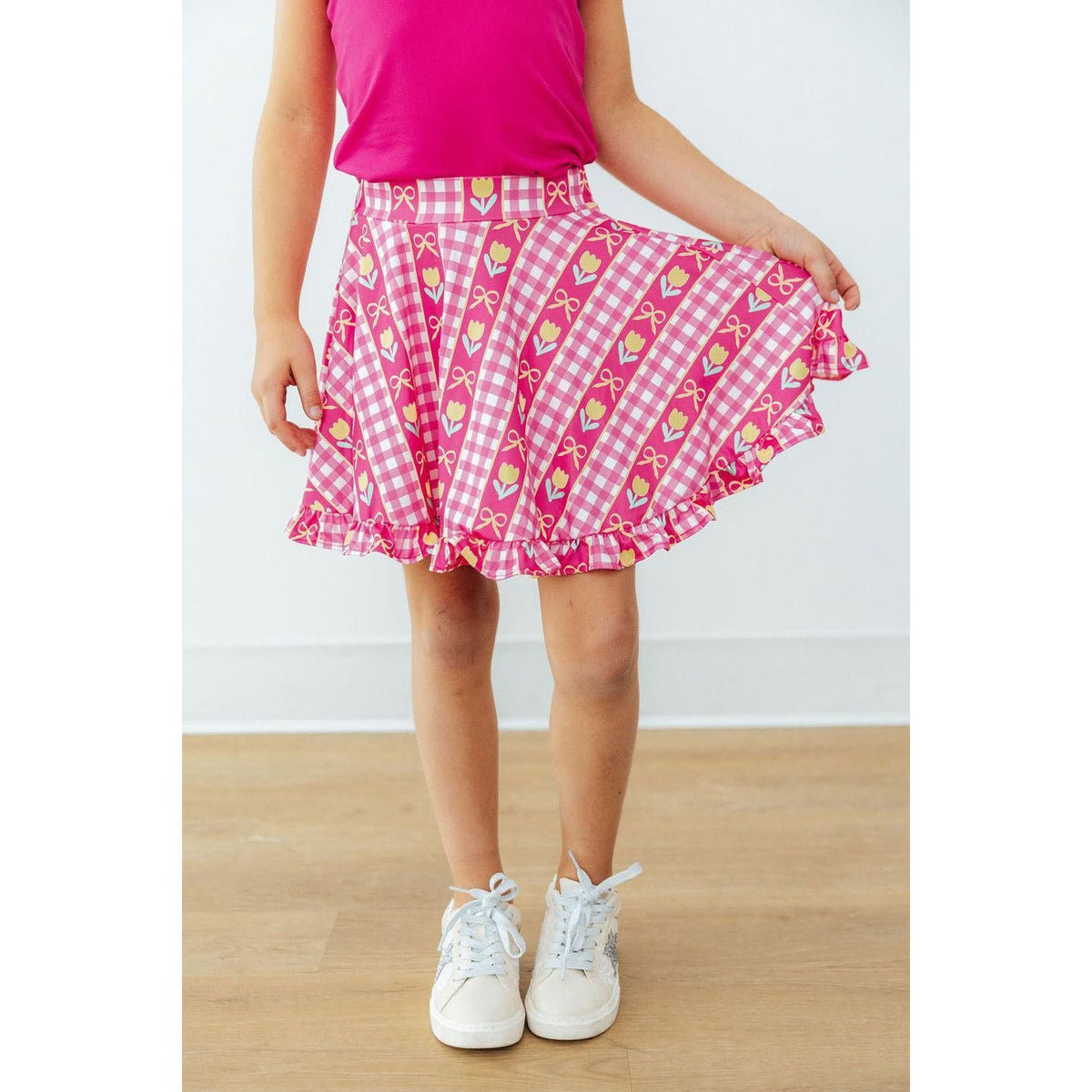 I Love You Tulip Much Ruffle Twirl Skort