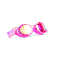 sparkling summer swim googles | pop of purple