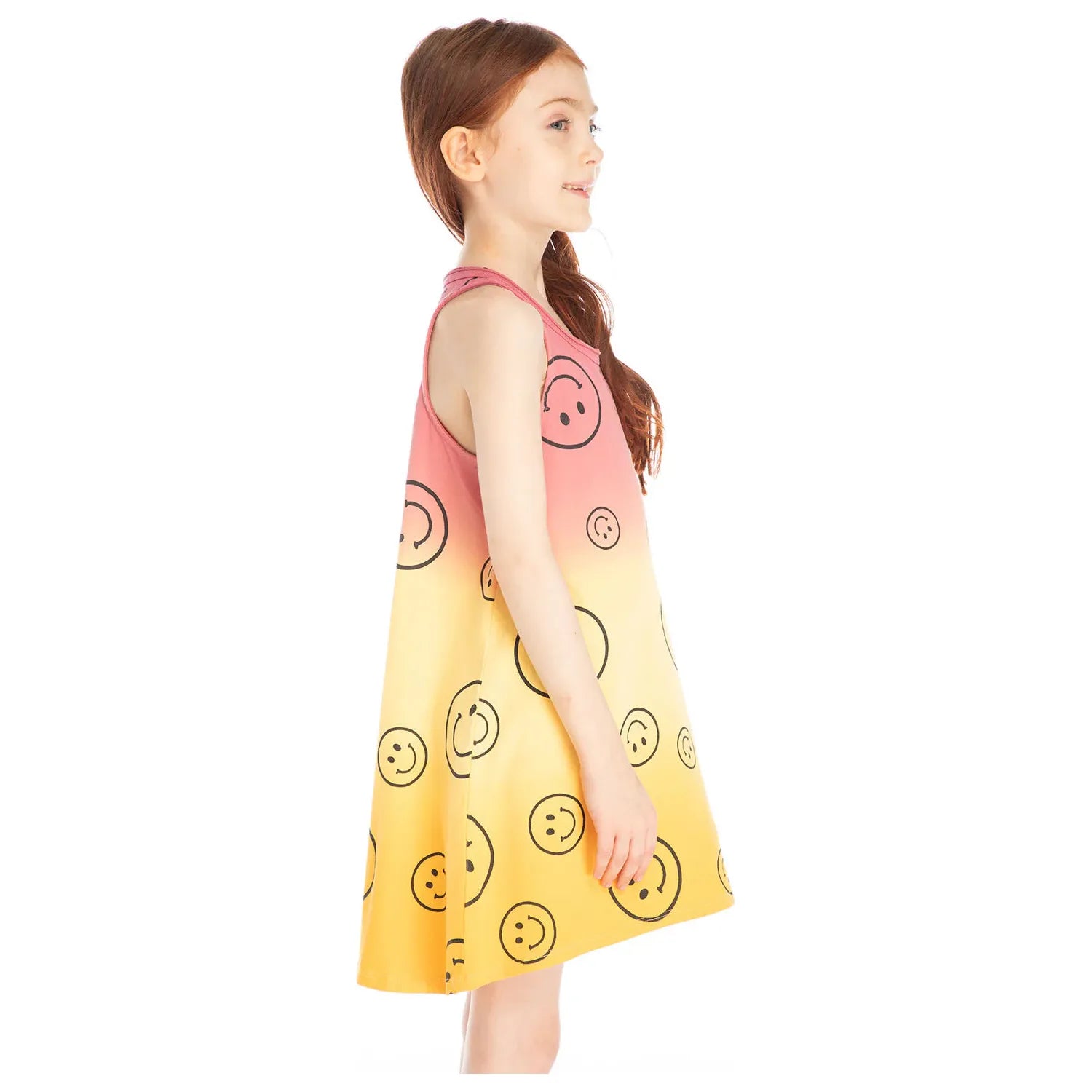 jersey tank dress | tie dye smiley