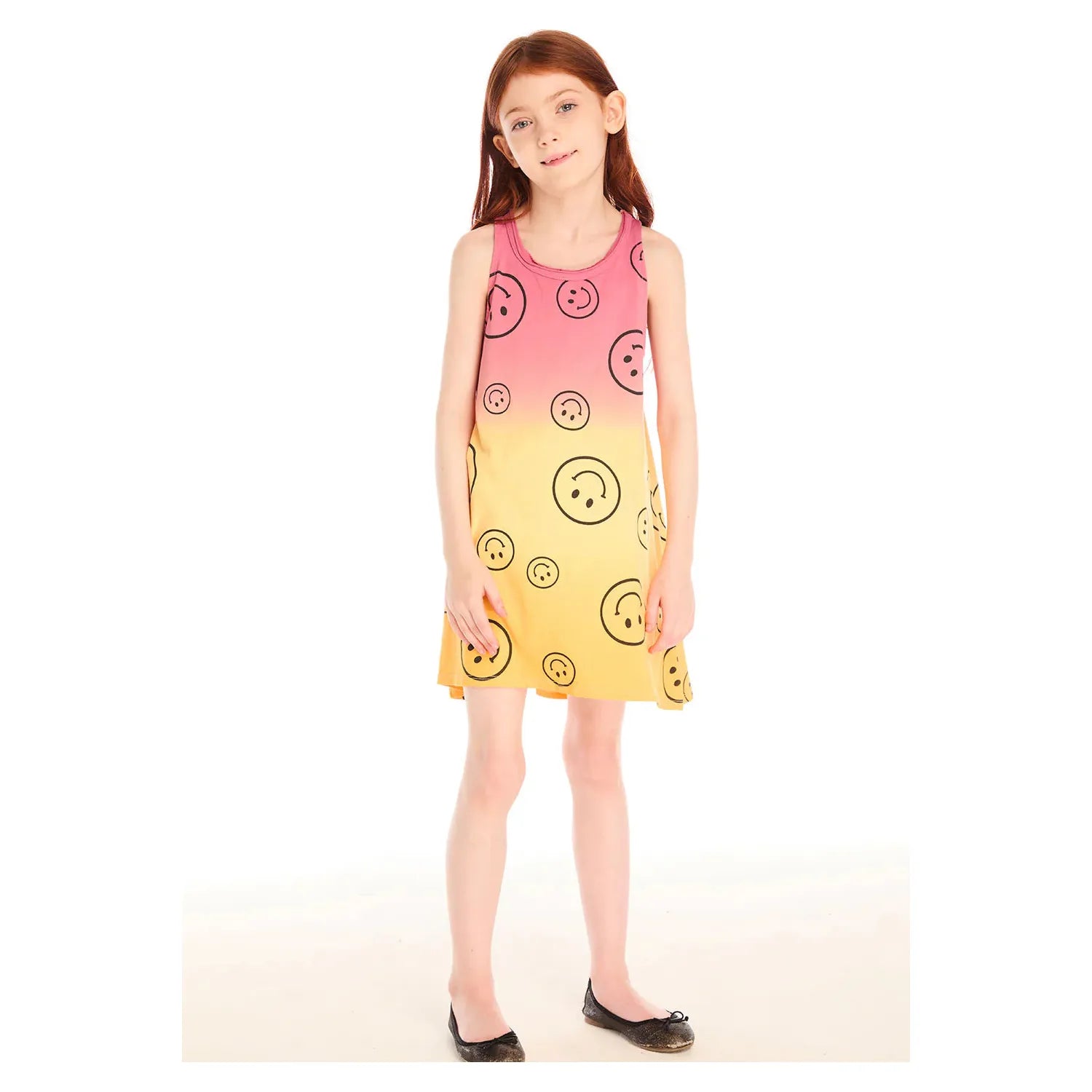 jersey tank dress | tie dye smiley