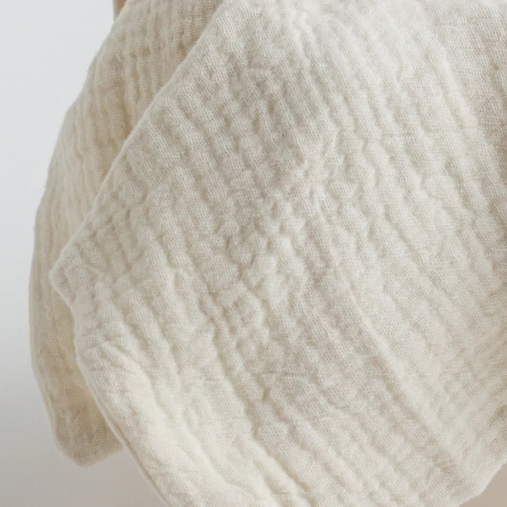 snuggly soft baby comforter toy | cream