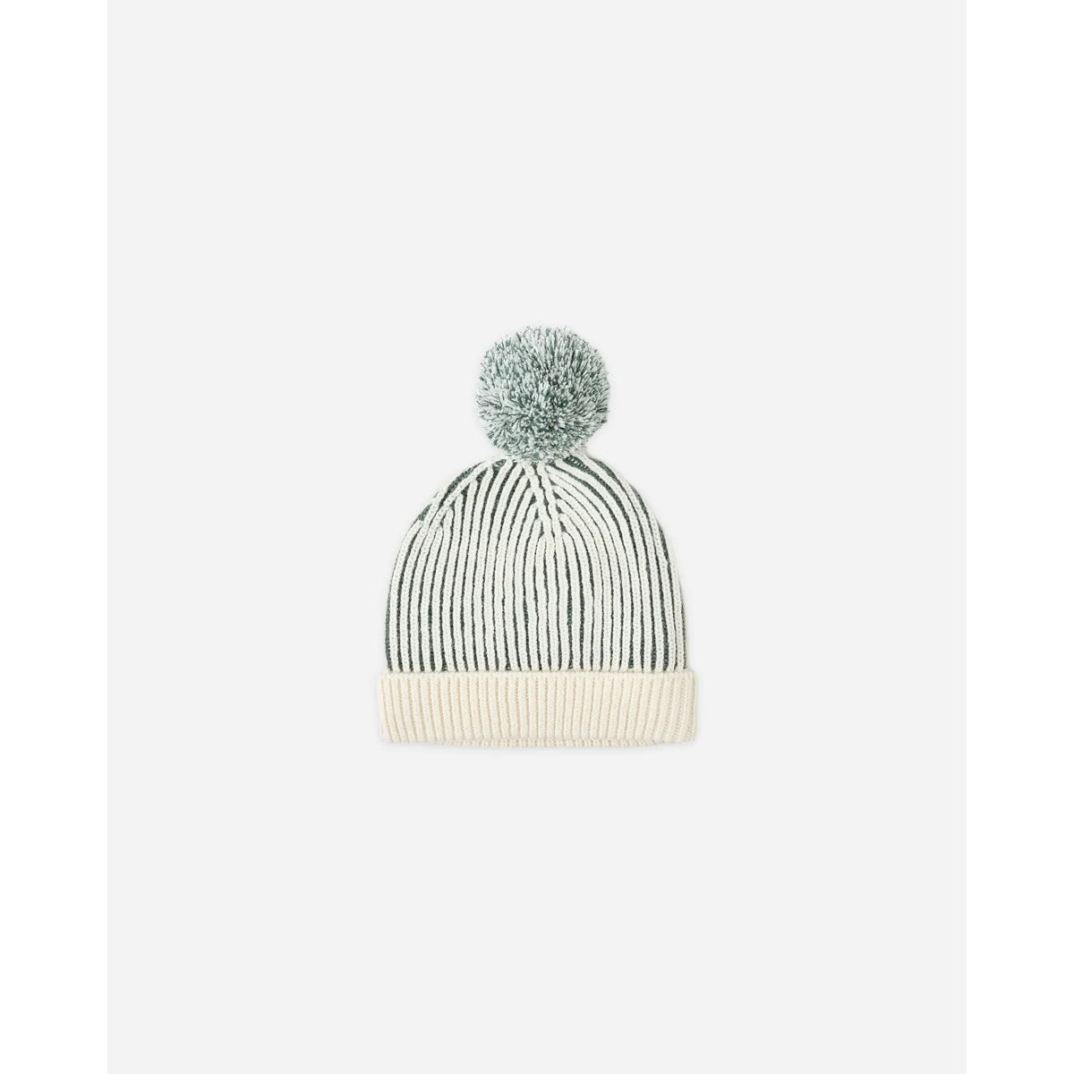 beanie || green stripe