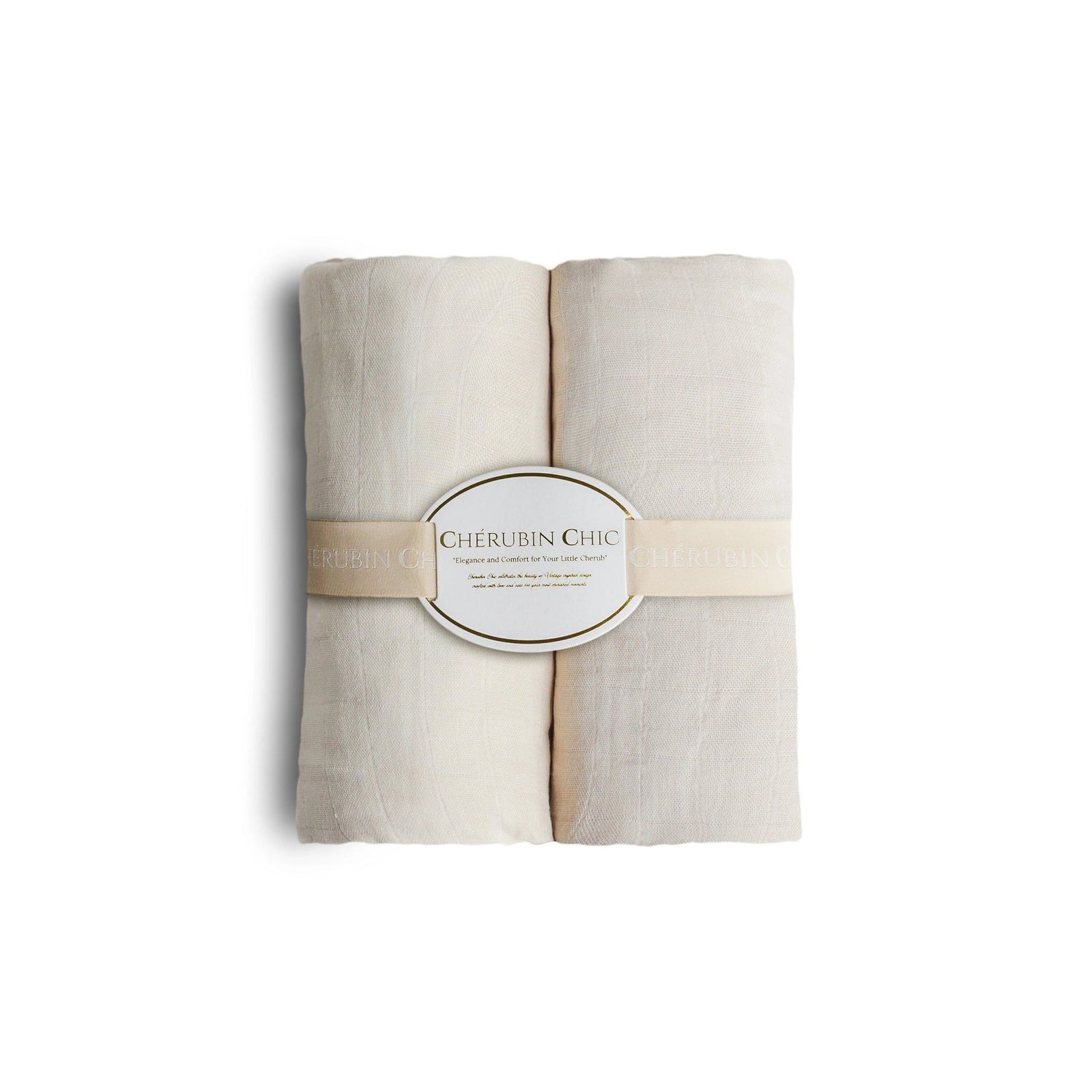 baby bamboo muslin swaddle blanket | white moments