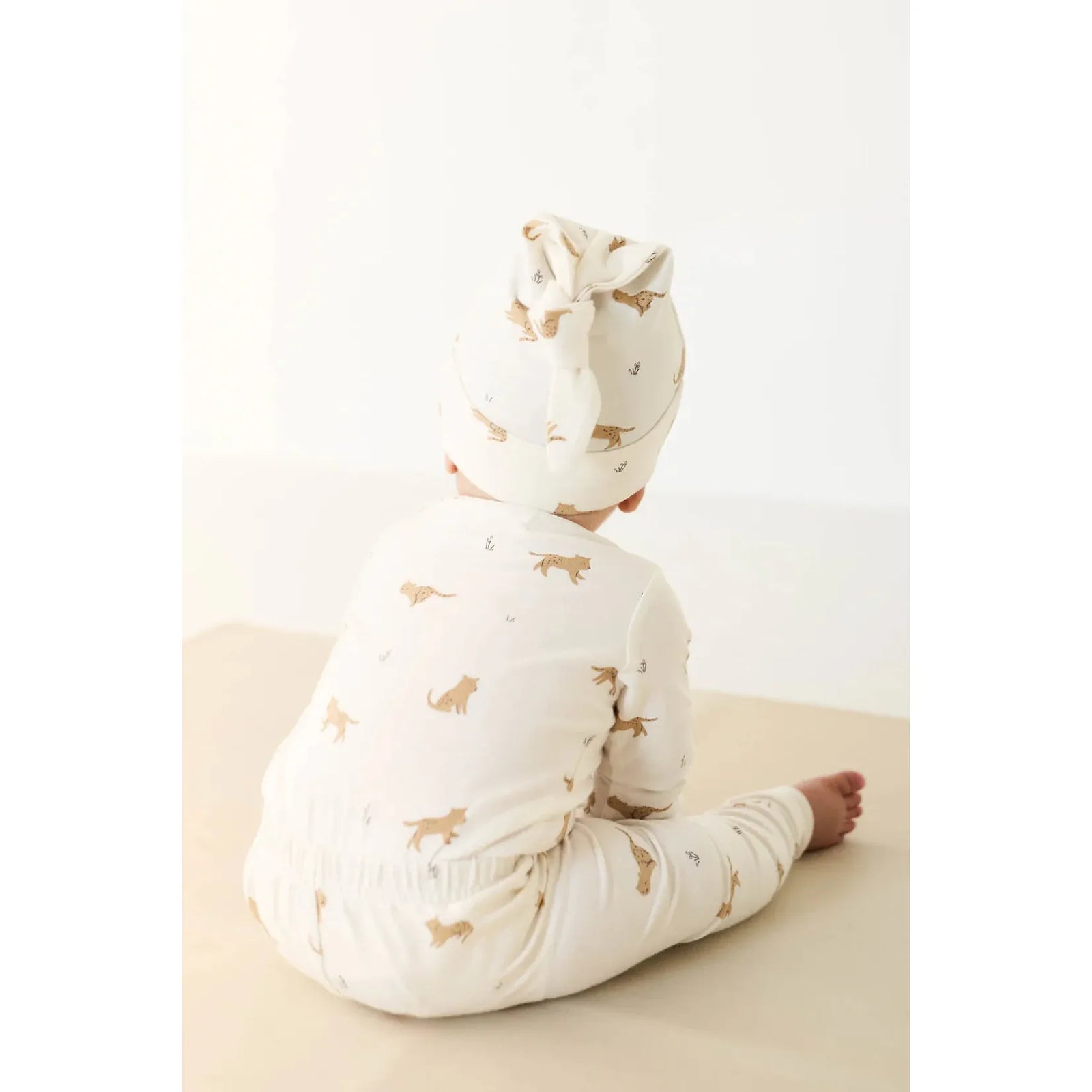 organic cotton everyday legging | lenny leopard cloud