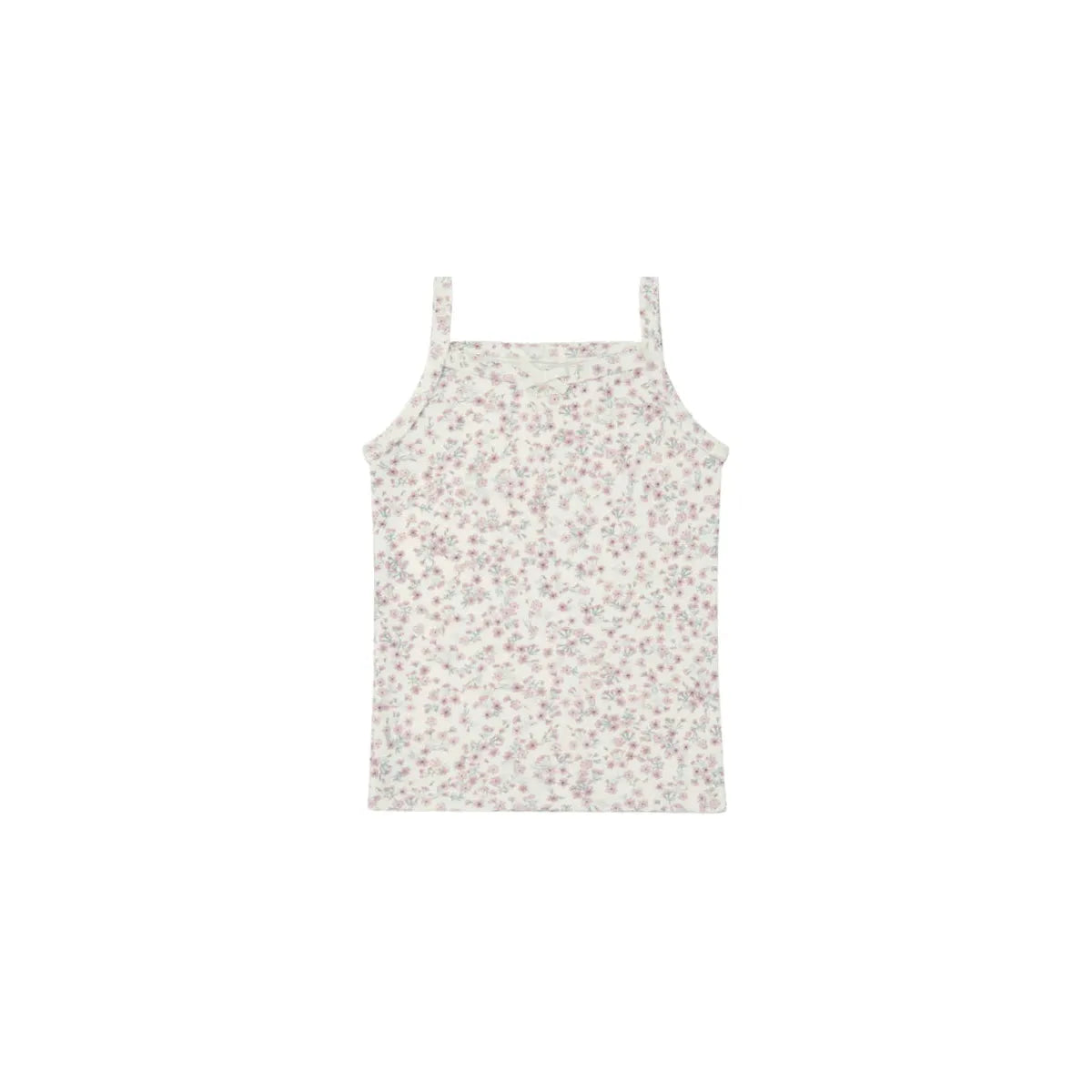 organic cotton singlet | posy floral