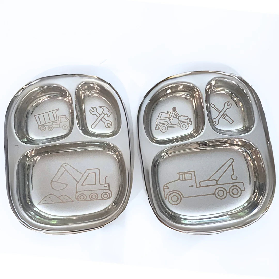 stainless steel divided plate set (2) | trucks