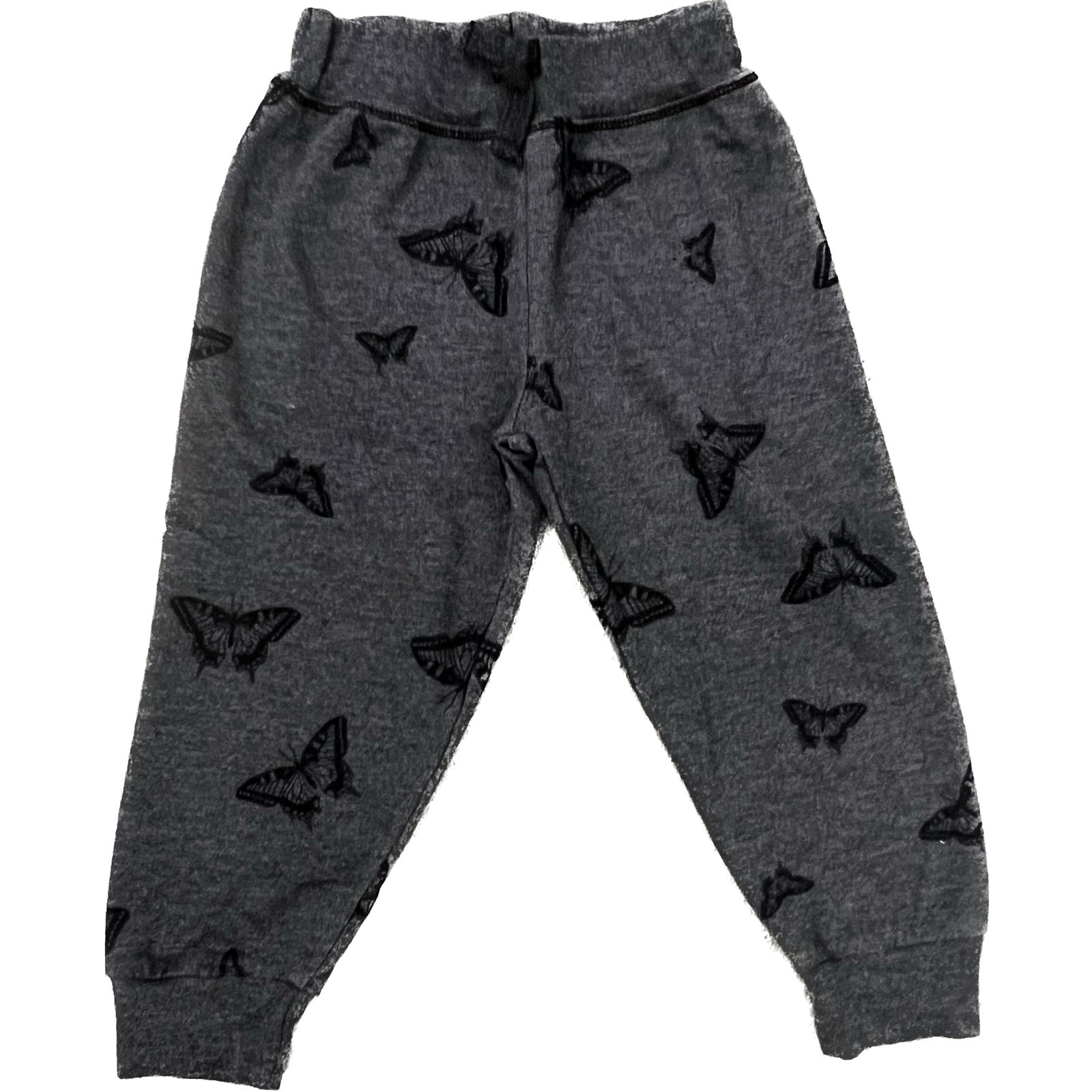 pull on butterfly sweatpant | black