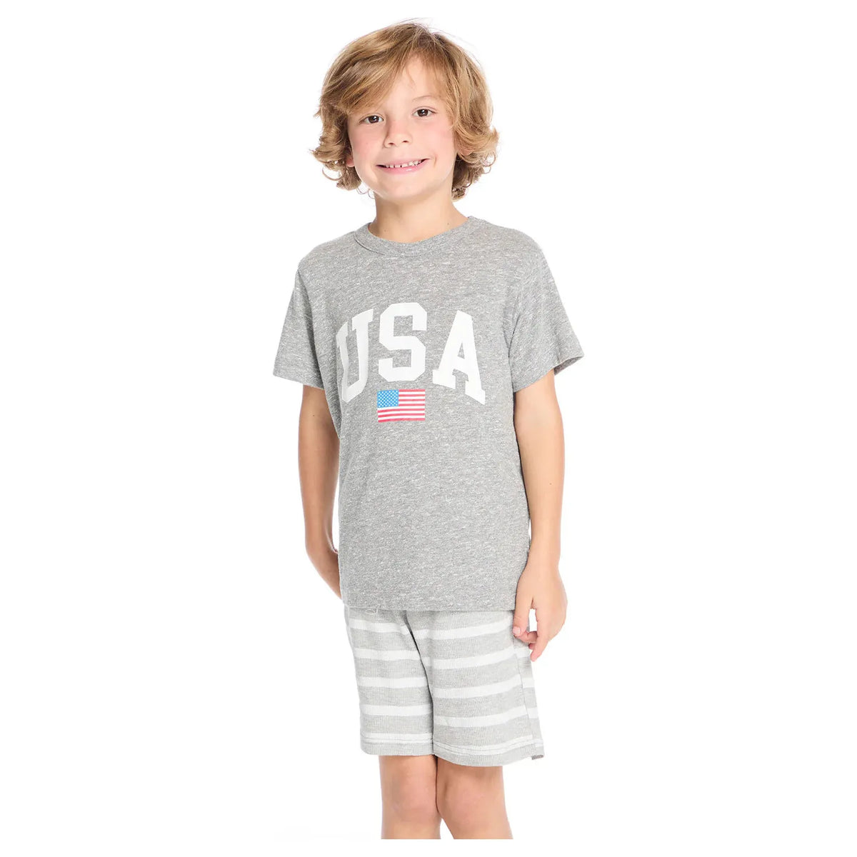 tri-blend short sleeve tee | USA