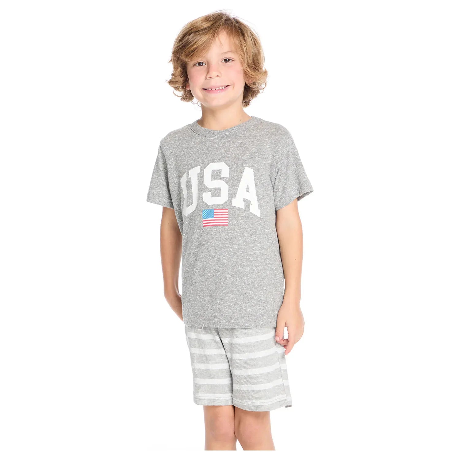 tri-blend short sleeve tee | USA