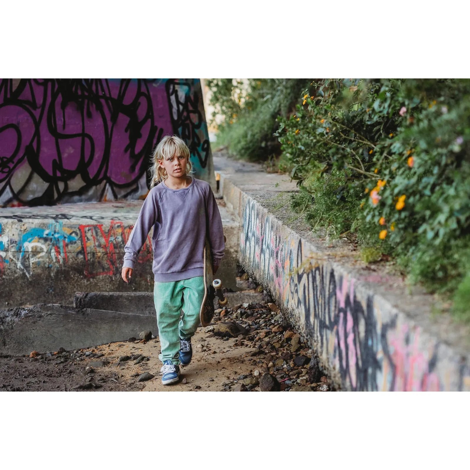 acid rain pant | acid green