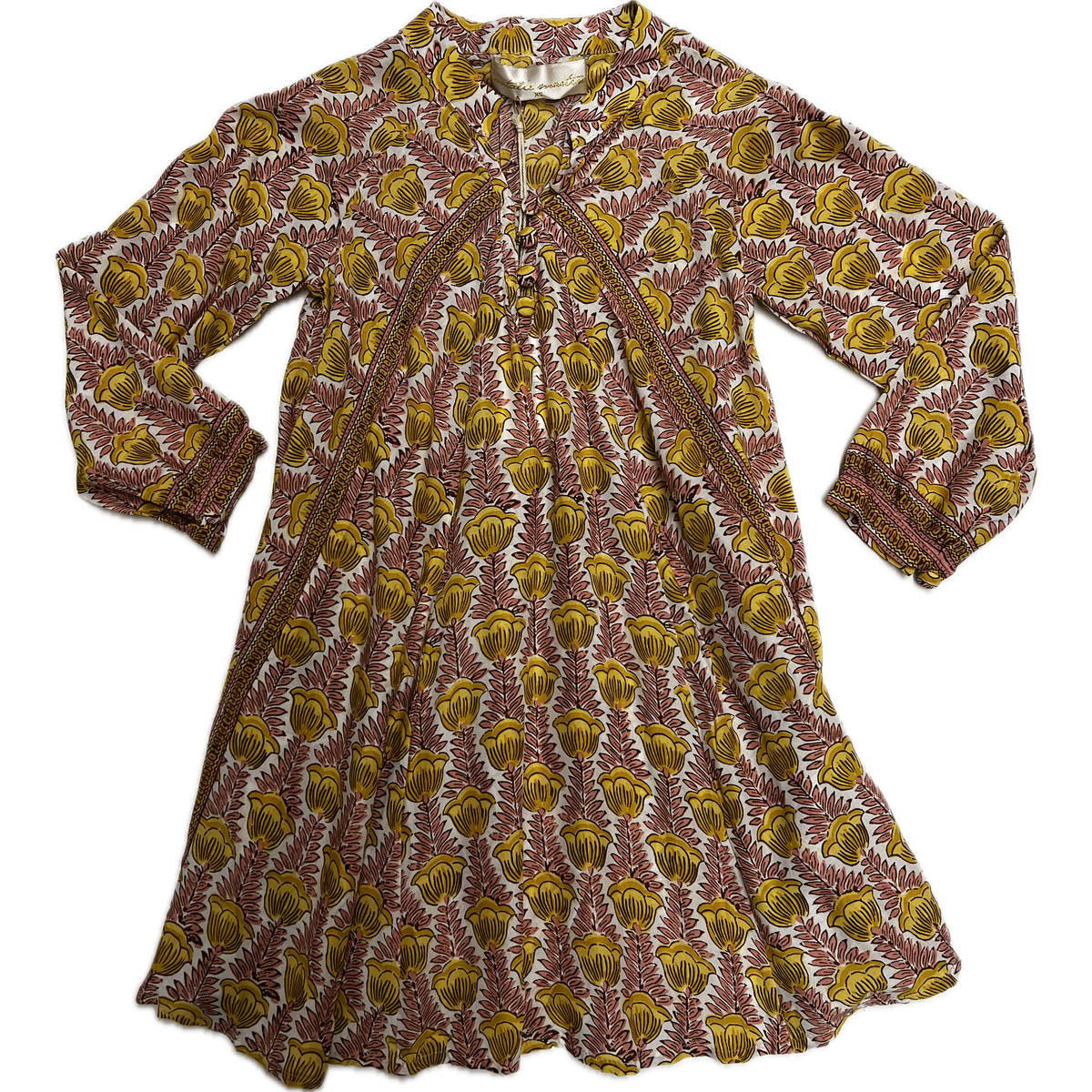 tulip print dress | bahamas pink