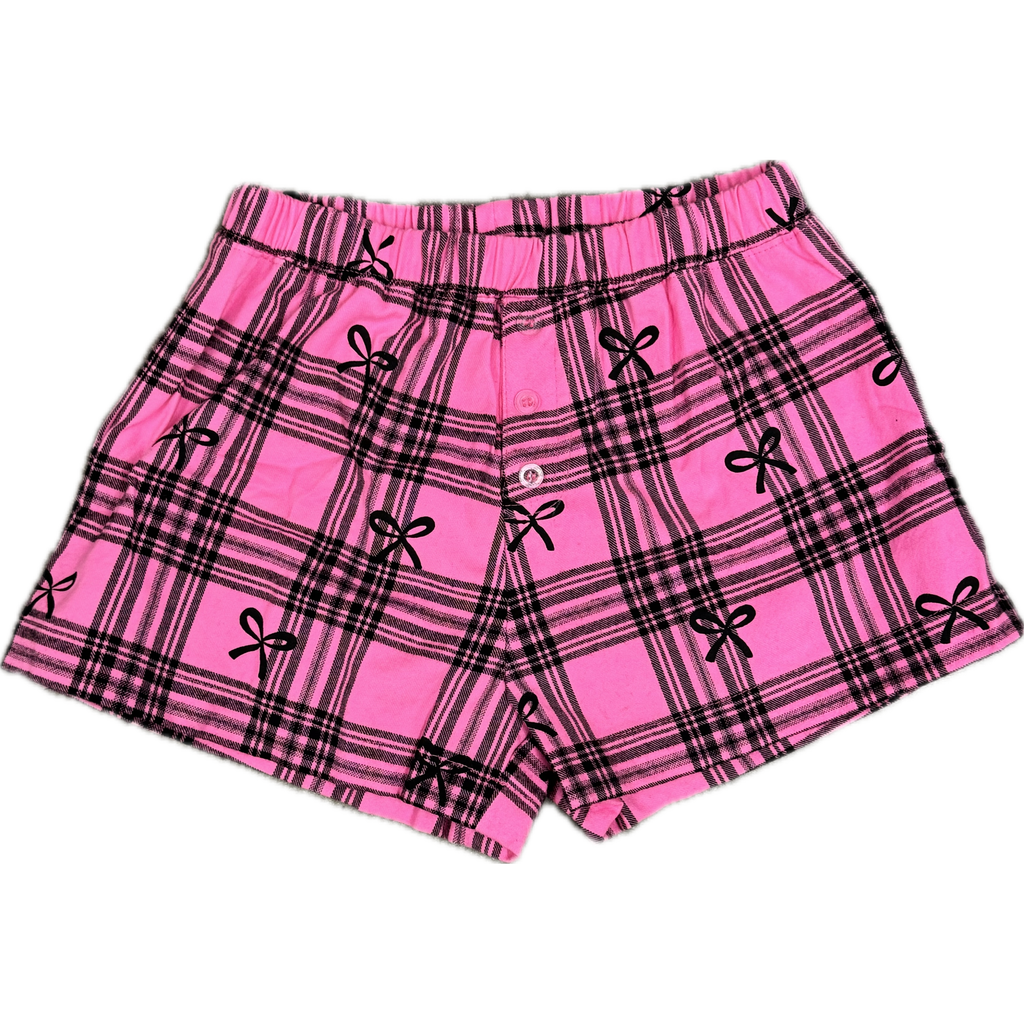 short | neon pink/black