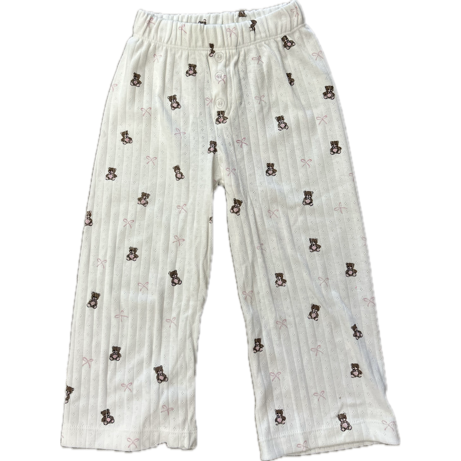 bear bow pant | brown/pink