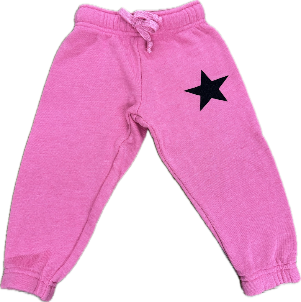 athletic star jogger | barbie pink