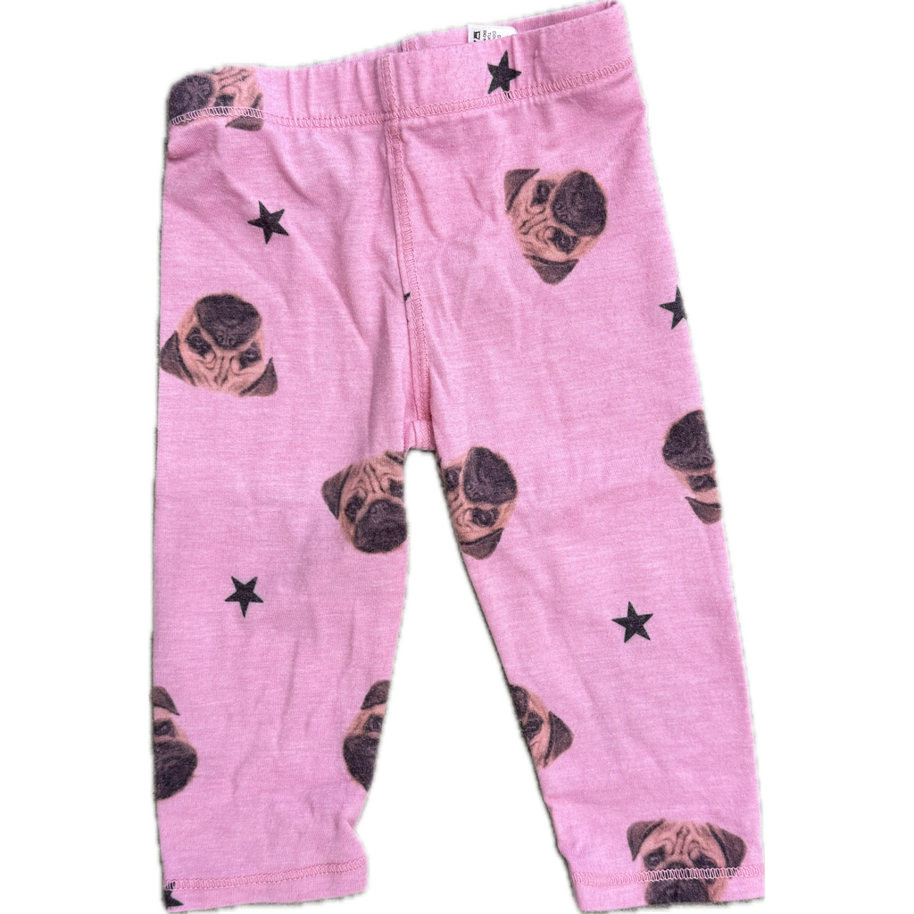 pug leggings | pink