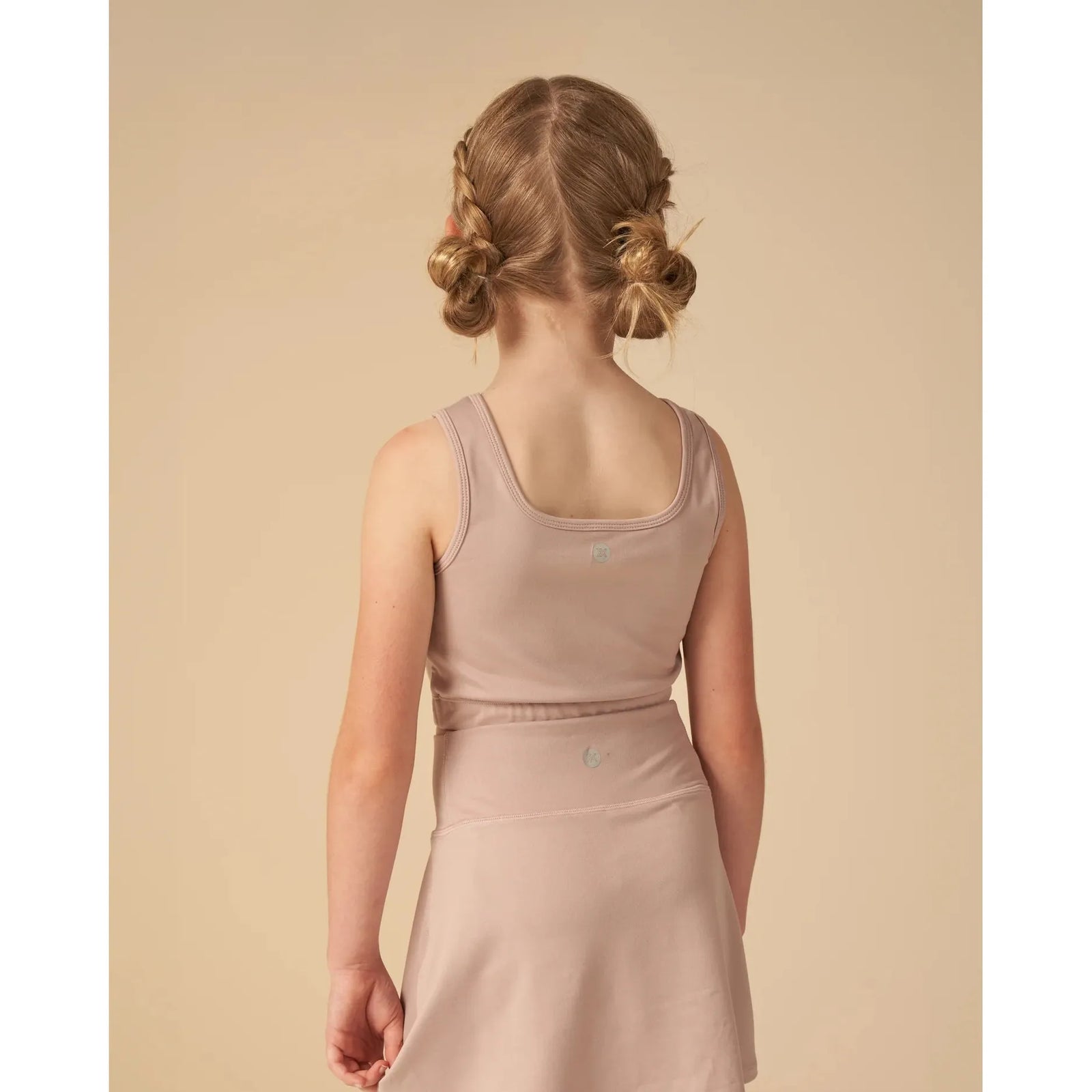 crop fitted tank || mauve