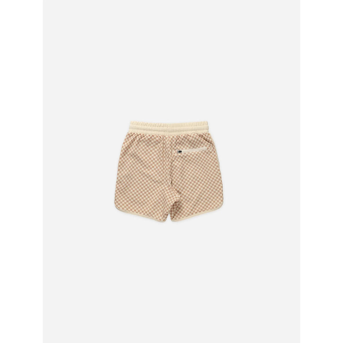 del mar short || clay micro check
