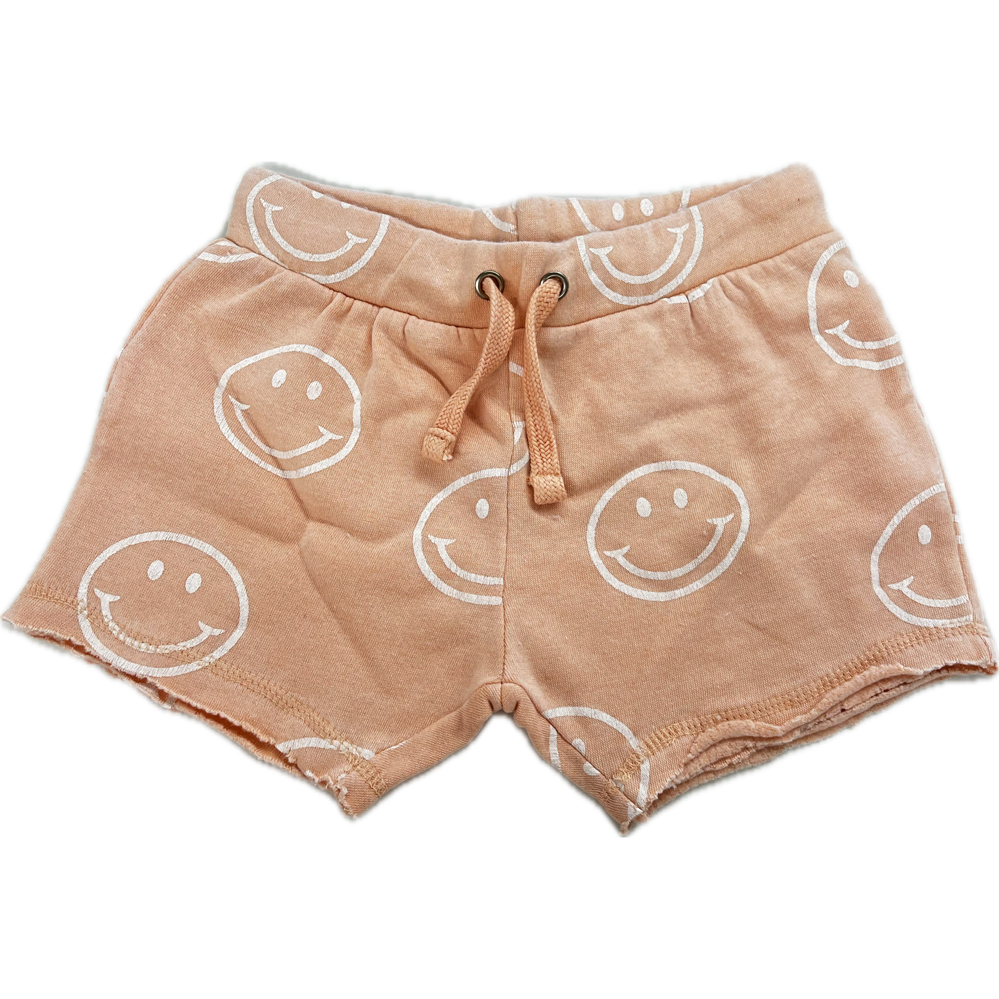 all over smiley shorts | melon