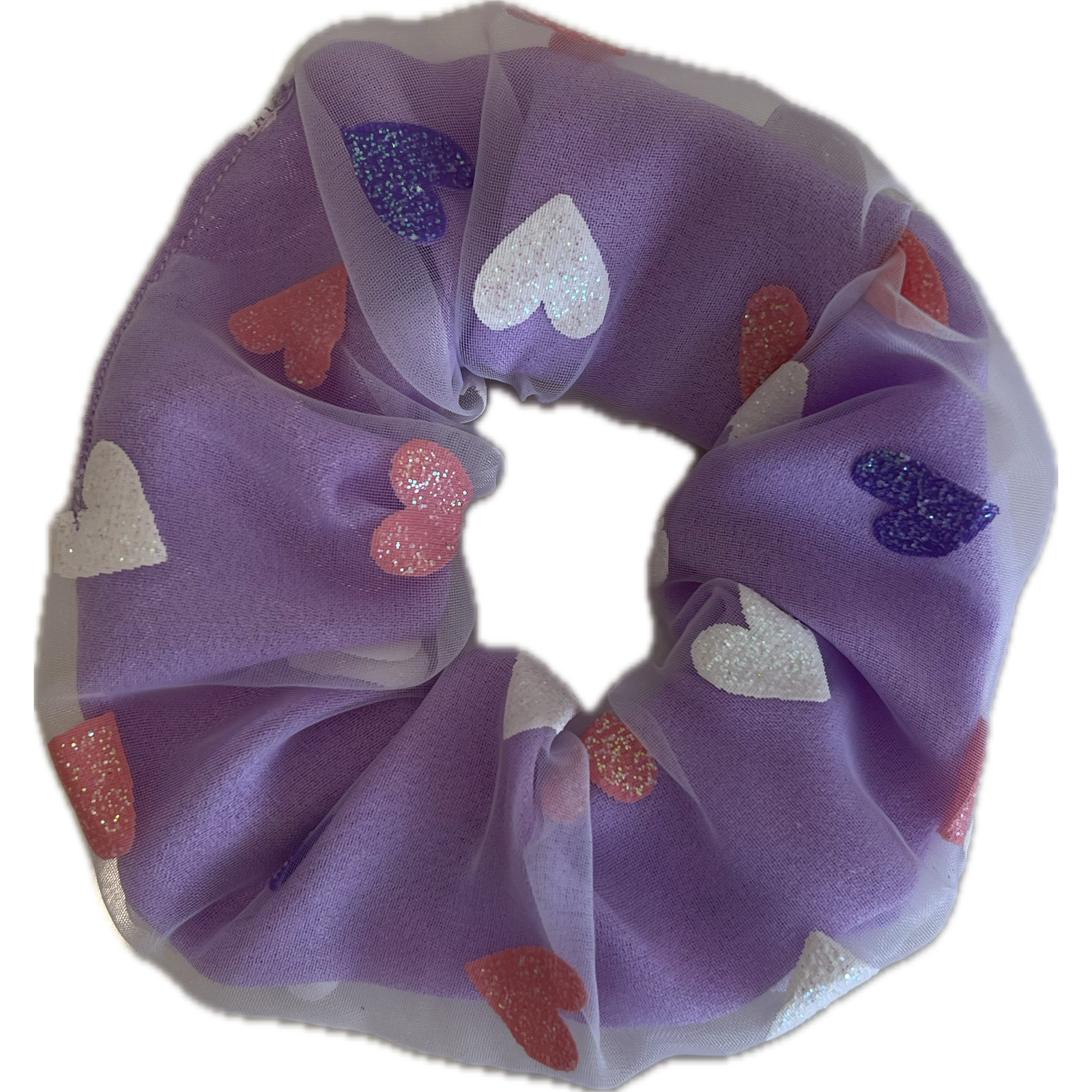 heart scrunchie