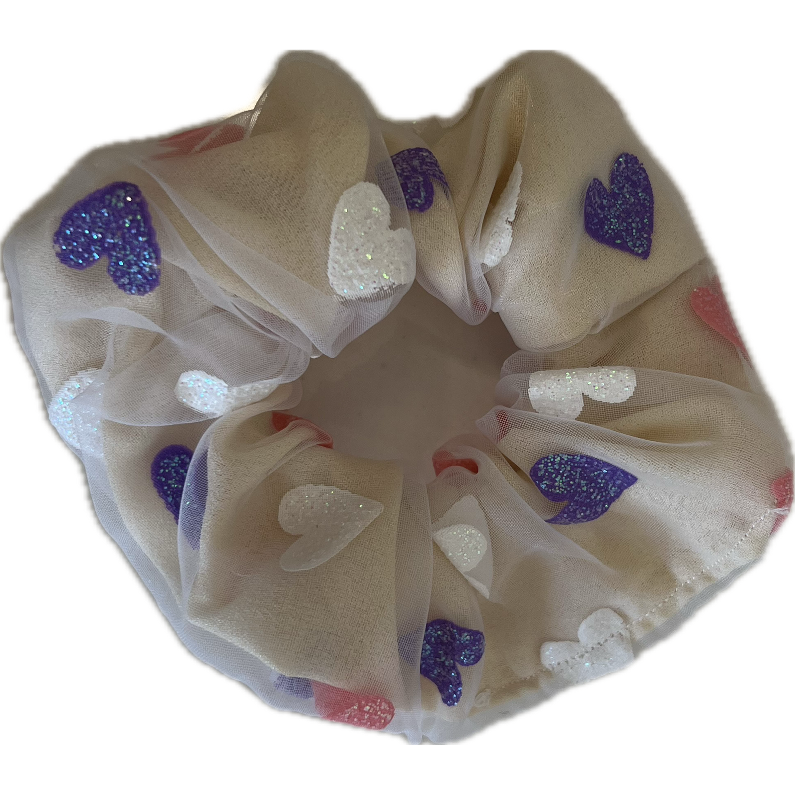 heart scrunchie