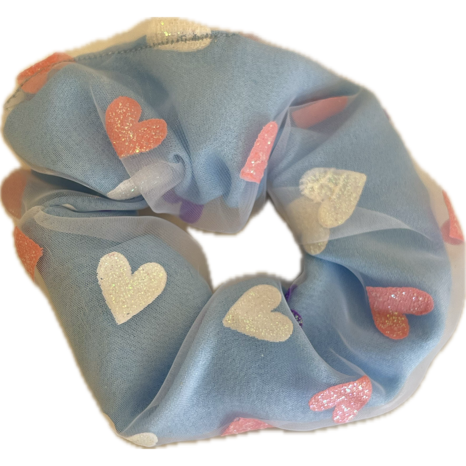 heart scrunchie